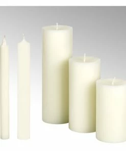 Lambert Stumpenkerze Elfenbein - Durchgefärbt - 2 Kerzen - -Culti Shop unnamed file 1105