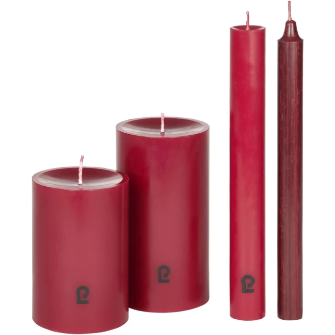Lambert Stabkerze Burgunder - Durchgefärbt - 16 Kerzen - 2 Lambert Stabkerze Burgunder - Durchgefärbt - 16 Kerzen - – Bild 2