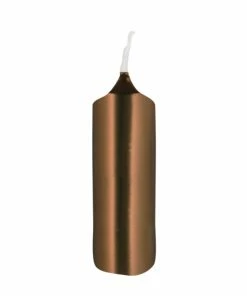 Fink Living Fink Titankerze Getaucht Metallic - Braun -