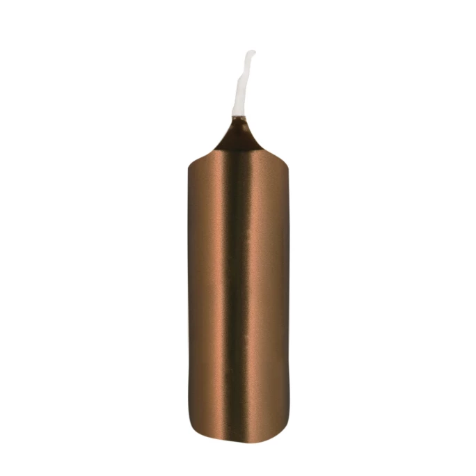 Fink Living Fink Titankerze Getaucht Metallic - Braun - 1 Fink Living Fink Titankerze Getaucht Metallic - Braun -