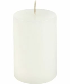 Lambert Stumpenkerze Elfenbein - Durchgefärbt - 2 Kerzen -