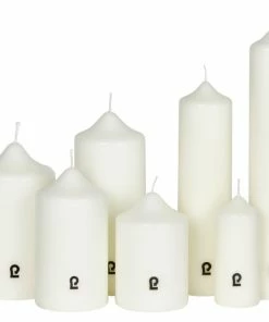 Lambert Stumpenkerze Elfenbein - Gezogen - 4 Kerzen - -Culti Shop unnamed file 1161