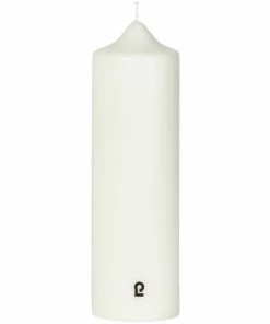 Lambert Stumpenkerze Elfenbein - Gezogen -