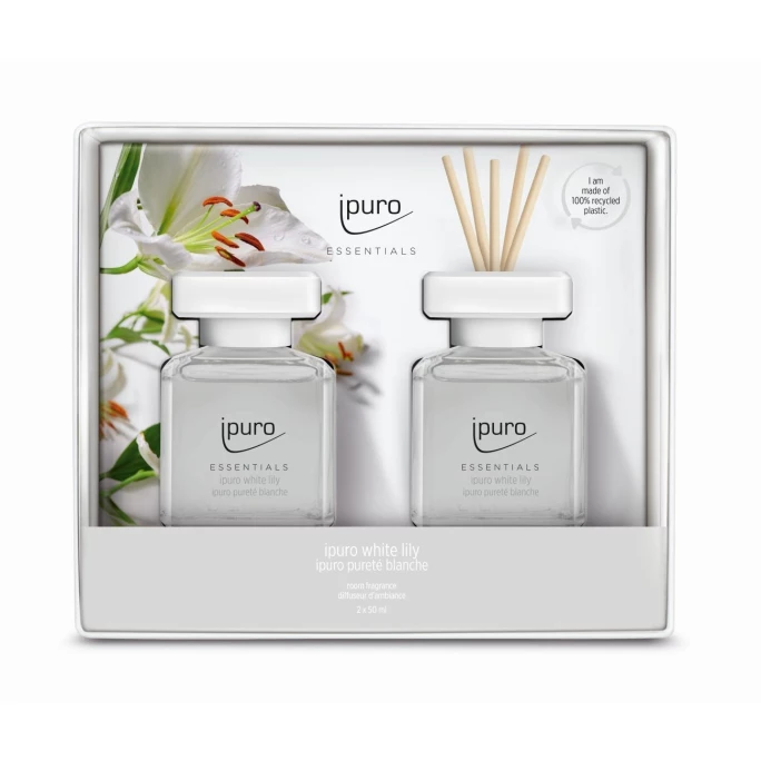 Ipuro ESSENTIALS White Lily Raumduft Set - 1 Ipuro ESSENTIALS White Lily Raumduft Set -