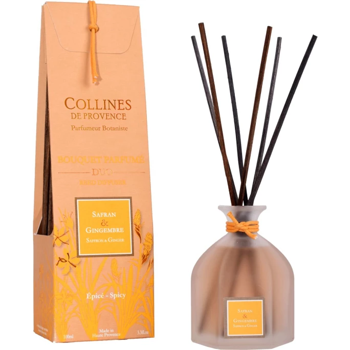 Collines De Provence Duos Parfumés Safran & Ingwer Raumduft - 1 Collines De Provence Duos Parfumés Safran & Ingwer Raumduft -