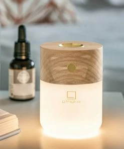 Gingko Smart Diffuser Lamp Tischlampe Mit Diffusor - 6,5x6,5x9 Cm - Kupfer/esche -Culti Shop unnamed file 228