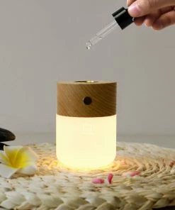 Gingko Smart Diffuser Lamp Tischlampe Mit Diffusor - 6,5x6,5x9 Cm - Kupfer/esche -Culti Shop unnamed file 231