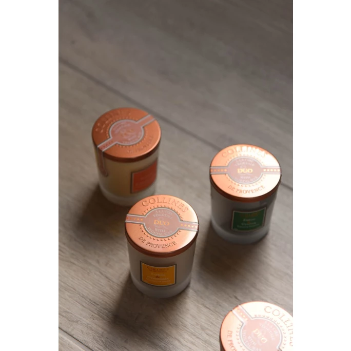 Collines De Provence Duos Parfumés Safran & Ingwer Duftkerze - 3 Collines De Provence Duos Parfumés Safran & Ingwer Duftkerze - – Bild 3