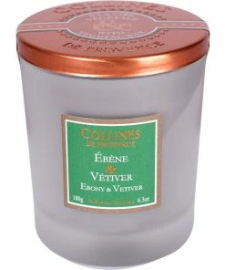 Collines De Provence Duos Parfumés Ebenholz & Vetiver Duftkerze -