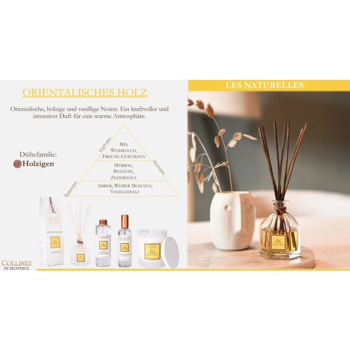 Collines De Provence Les Naturelles Orientalisches Holz Raumduft - 2 Collines De Provence Les Naturelles Orientalisches Holz Raumduft - – Bild 2