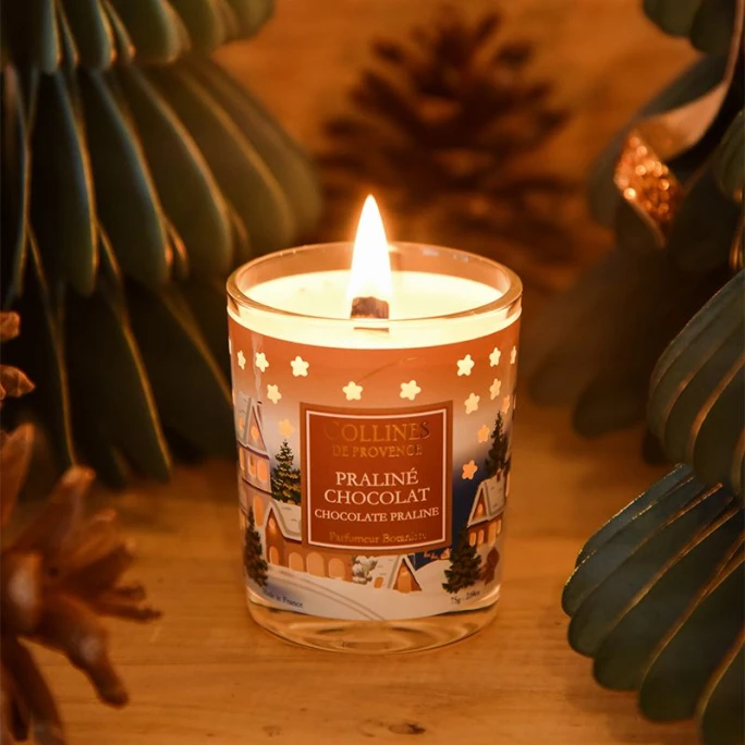 Collines De Provence Schokoladen-Praliné Duftkerze - 2 Collines De Provence Schokoladen-Praliné Duftkerze - – Bild 2