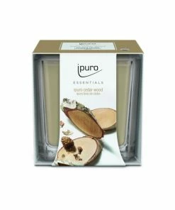 Ipuro ESSENTIALS Cedar Wood Duftkerze -