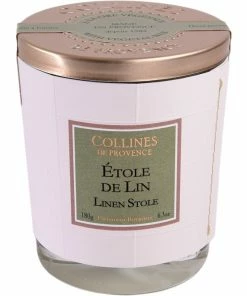 Collines De Provence Couture Leinenstola Duftkerze -