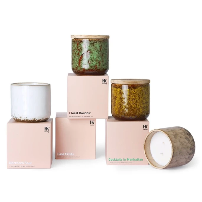 HK Living Ceramic Scented Casa Fruits Duftkerze - 4 HK Living Ceramic Scented Casa Fruits Duftkerze - – Bild 4