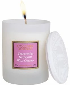Collines De Provence Les Naturelles Wilde Orchidee Duftkerze -