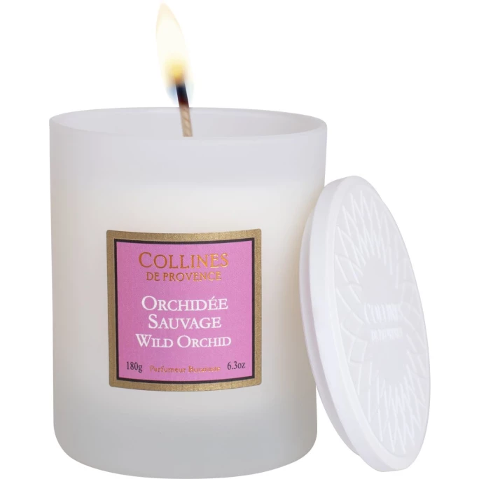 Collines De Provence Les Naturelles Wilde Orchidee Duftkerze - 1 Collines De Provence Les Naturelles Wilde Orchidee Duftkerze -