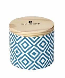 Lambert Ebba Orange & Ginger Duftkerze Petrol Mit Deckel -