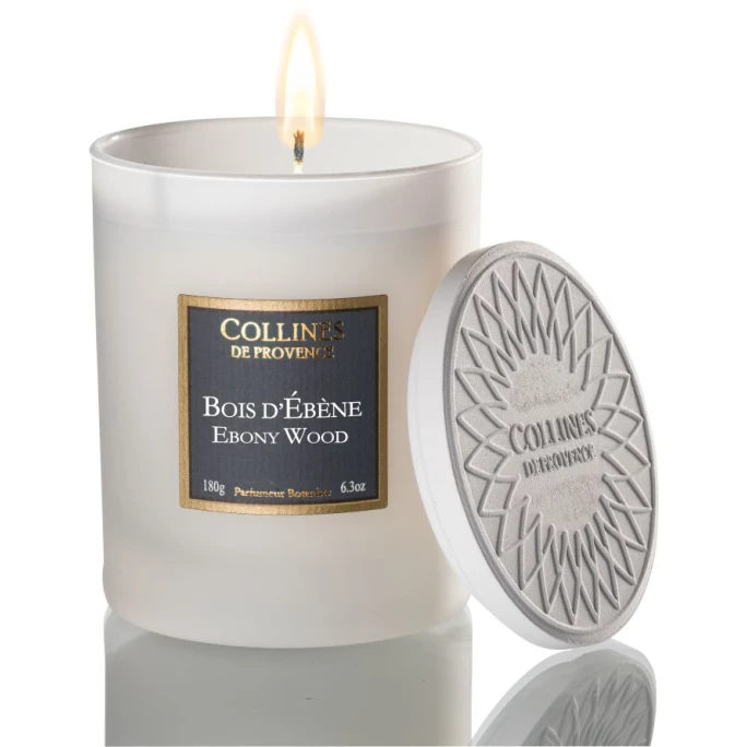 Collines De Provence Les Naturelles Ebenholz Duftkerze - 1 Collines De Provence Les Naturelles Ebenholz Duftkerze -