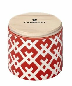 Lambert Ebba Orange & Ginger Duftkerze Rot Mit Deckel -