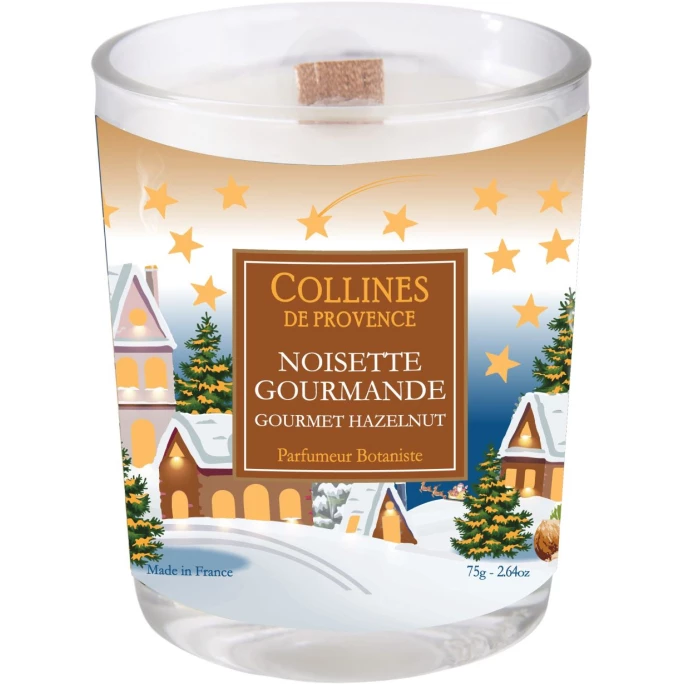 Collines De Provence Haselnuss Duftkerze - 1 Collines De Provence Haselnuss Duftkerze -