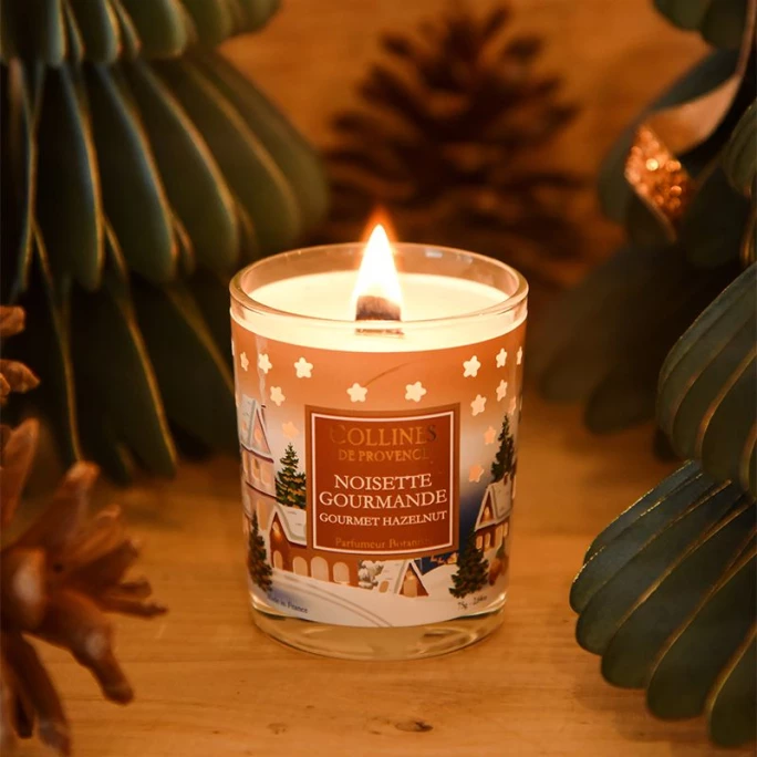 Collines De Provence Haselnuss Duftkerze - 2 Collines De Provence Haselnuss Duftkerze - – Bild 2