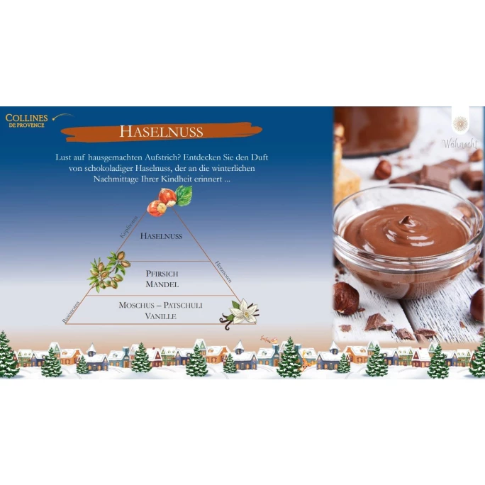 Collines De Provence Haselnuss Duftkerze - 3 Collines De Provence Haselnuss Duftkerze - – Bild 3