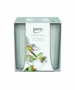 Ipuro ESSENTIALS White Lily Duftkerze -