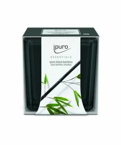 Ipuro ESSENTIALS Black Bamboo Duftkerze -