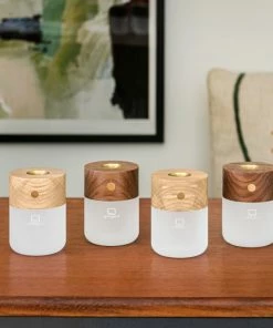 Gingko Smart Diffuser Lamp Tischlampe Mit Diffusor - 6,5x6,5x9 Cm - Kupfer/walnuss -Culti Shop unnamed file 88