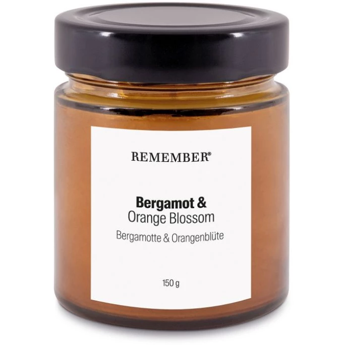 Remember Bergamotte & Orangenblüte Duftkerze - 1 Remember Bergamotte & Orangenblüte Duftkerze -