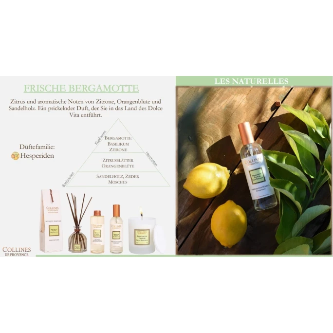 Collines De Provence Les Naturelles Frische Bergamotte Nachfüller - 2 Collines De Provence Les Naturelles Frische Bergamotte Nachfüller - – Bild 2