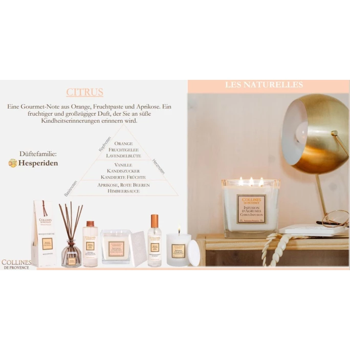 Collines De Provence Les Naturelles Citrus Raumduft - 2 Collines De Provence Les Naturelles Citrus Raumduft - – Bild 2